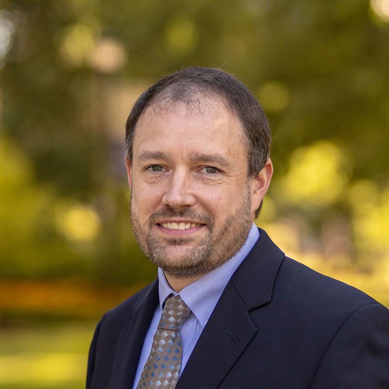 Houghton Universitystaff member Jason Towers.
