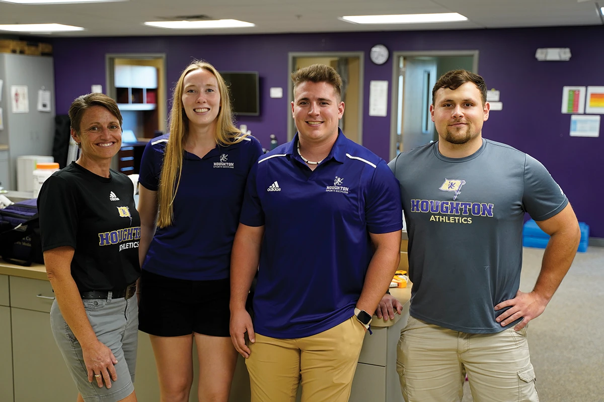 Houghton Universitysports medicine staff.