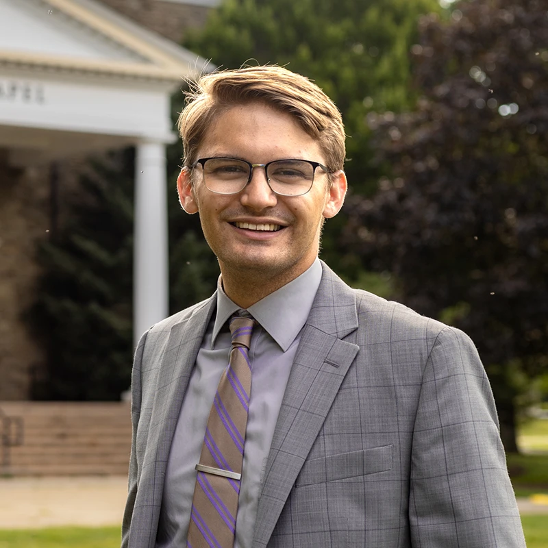 Houghton Universitystaff member Caleb Choate.