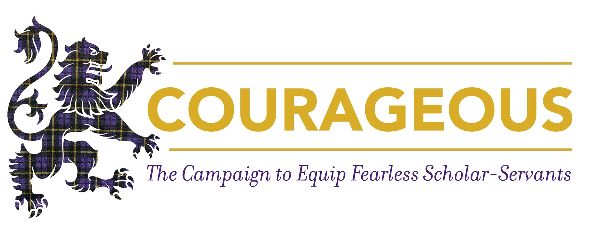 Courageous header for scholar servant campaign