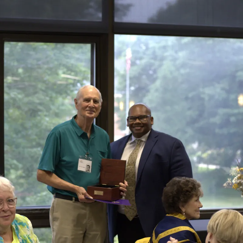 Wayne Adams and President Lewis profile photo