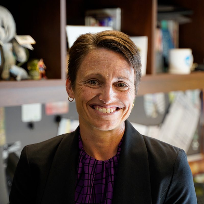 Houghton staff member Deanna Hand.