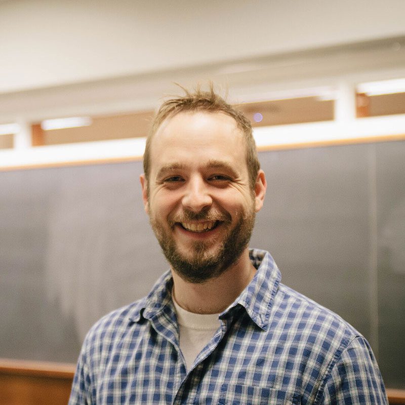 Houghton professor Brandon Bate.