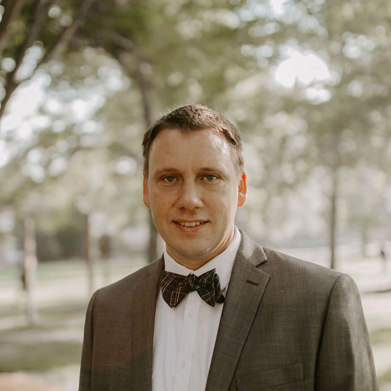 Houghton professor Christian Esh.