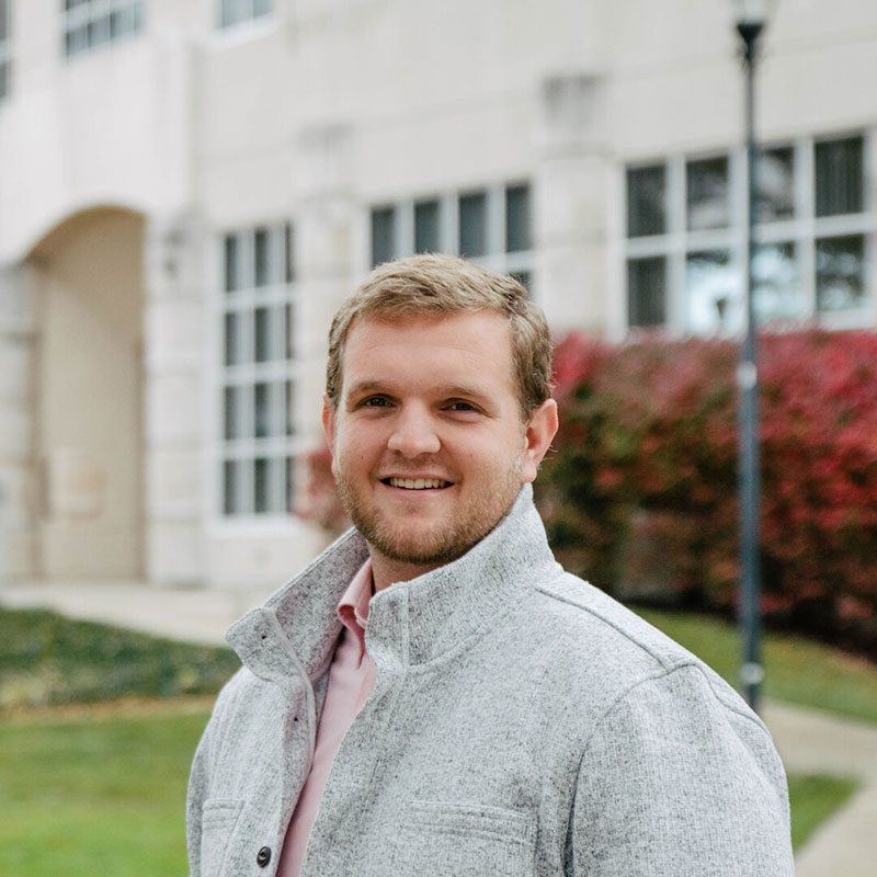 Houghton staff member Luke Ogden.