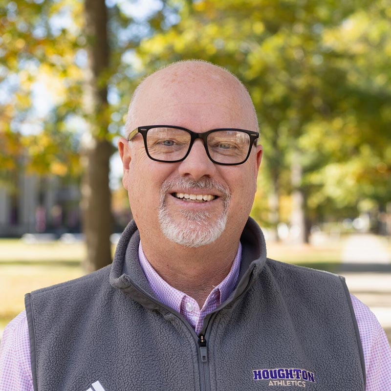 Houghton staff member Matthew Webb.
