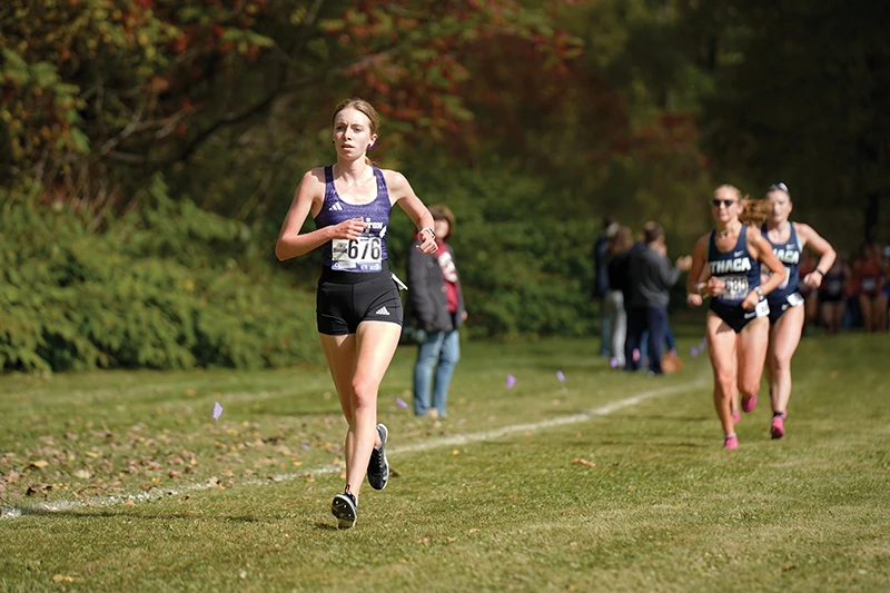 Houghton track athlete Noelle Linenfelser.