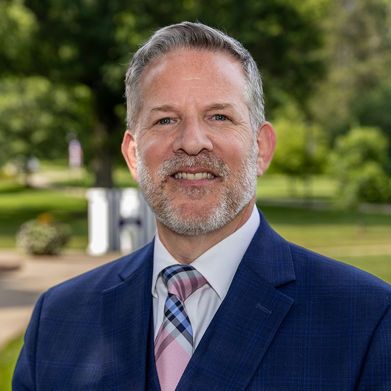 Houghton staff member Mark Shepard.