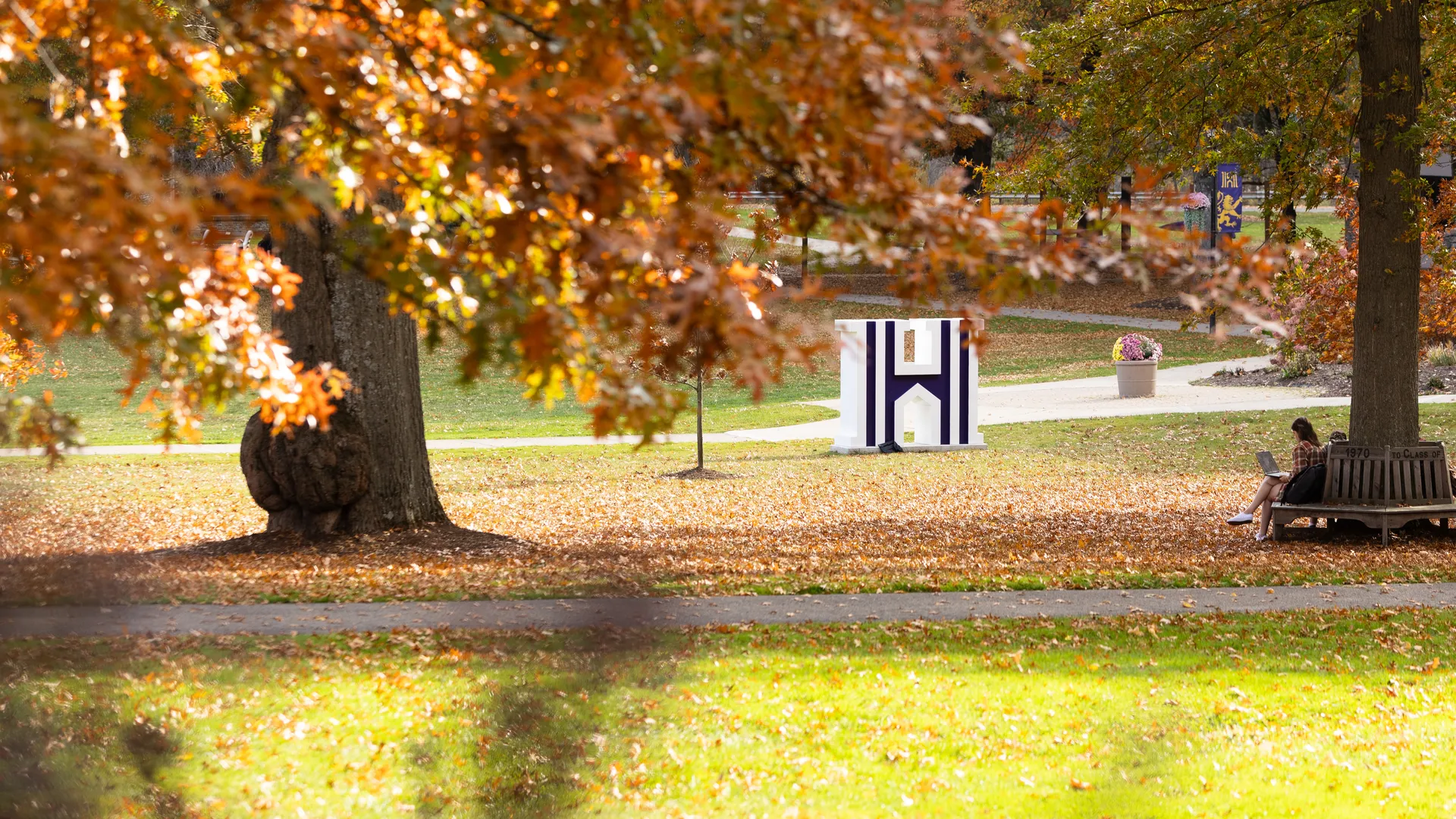 Picture of Houghton H in an autumn setting