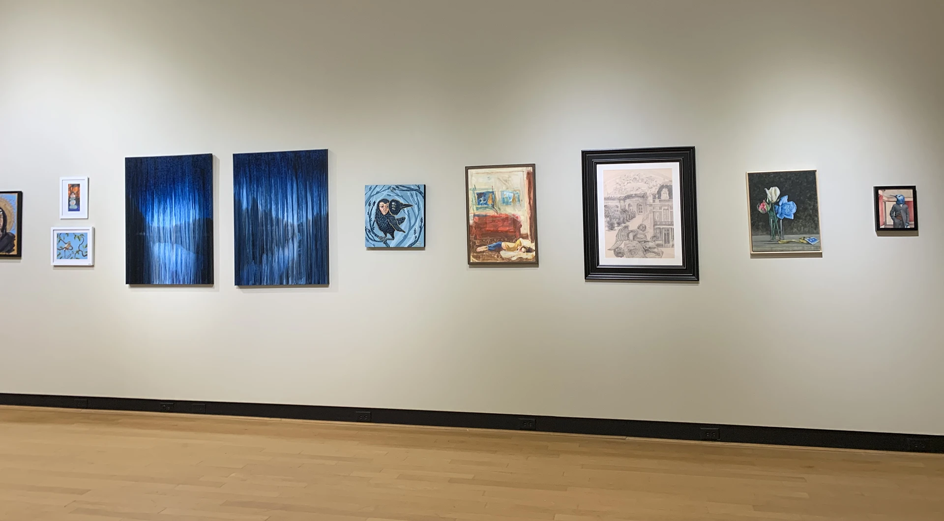 Gallery view of the Ted Murphy Exhibition at the Ortlip Gallery at ���Ͽ�.