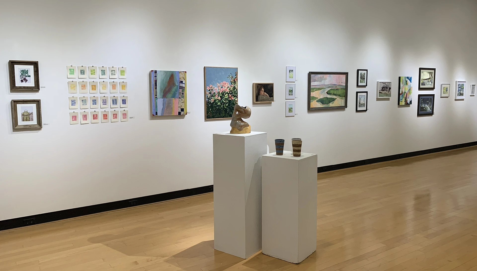Gallery view of the Ted Murphy Exhibition at the Ortlip Gallery at ���Ͽ�.
