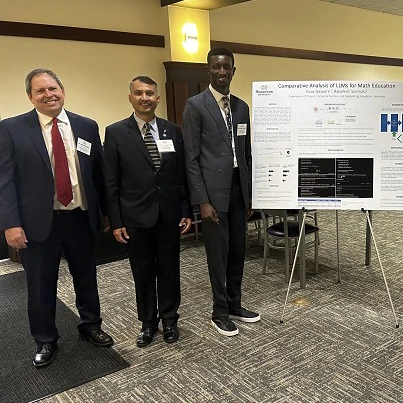 Presentation with Houghton Student