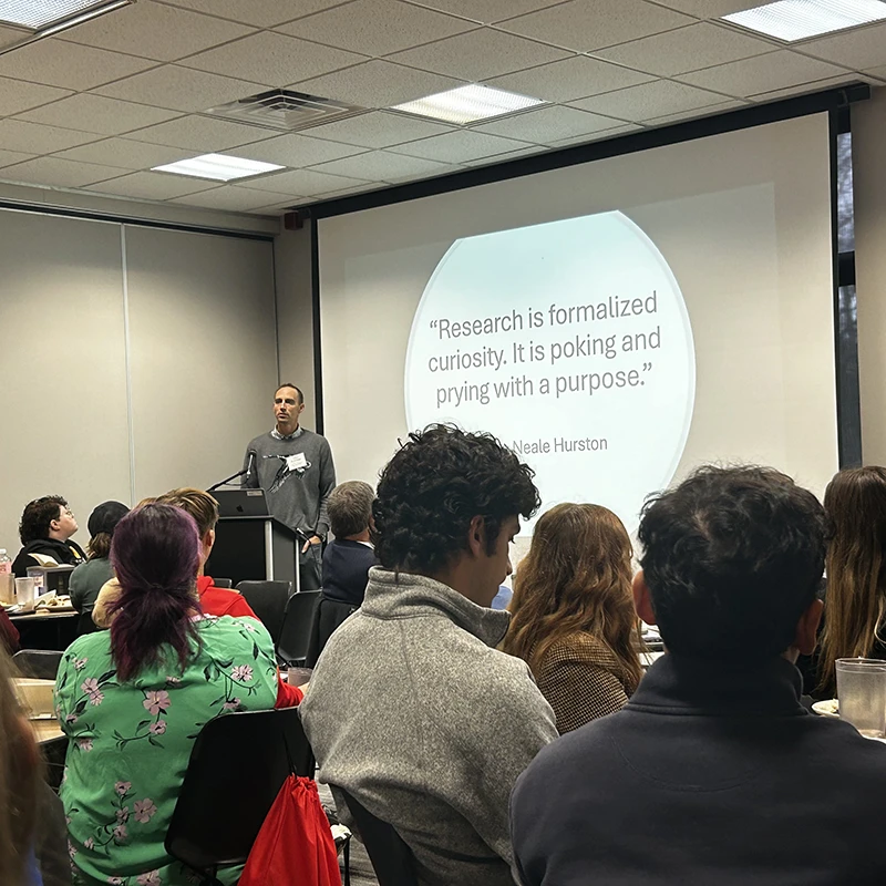 Lecture at houghton