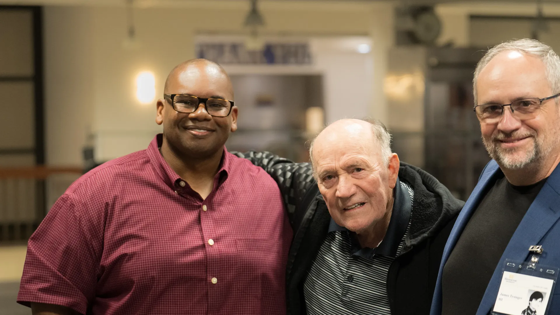 President Lewis and Bud Tysinger