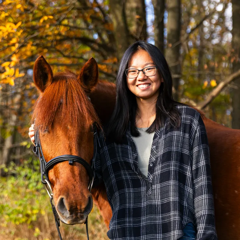 Jiana Martin with a horse